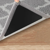 Triangle Grip Rug Pads – Strong & Reusable Non-Slip Adhesive Grippers for Hard Floors